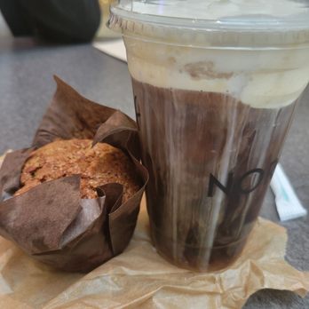 Nordstrom Ebar Artisan Coffee - A cold brew with foam and a Morning Glory muffin. - Coffee & Tea Near Me - Tacoma, Washington Nordstrom Ebar Artisan Coffee - A cold brew with foam and a Morning Glory muffin. - Coffee & Tea Near Me - Tacoma, Washington