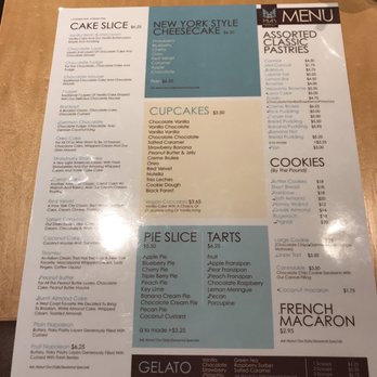 Mia's Bakery - Menu side 1 - Bakeries Near Me - Brooklyn, New York Mia's Bakery - Menu side 1 - Bakeries Near Me - Brooklyn, New York