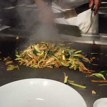 Benihana - chef cooking hibachi vegetables - Sushi Bars Near Me - Concord, California Benihana - chef cooking hibachi vegetables - Sushi Bars Near Me - Concord, California
