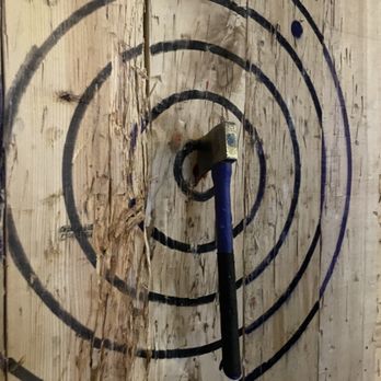 Bad Axe Throwing - My first bullseye!! - Recreation Centers Near Me - Indianapolis, Indiana Bad Axe Throwing - My first bullseye!! - Recreation Centers Near Me - Indianapolis, Indiana
