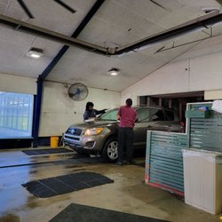 Kwik Car Wash & Express Detailing - The car is coming out of wash and blow dry.