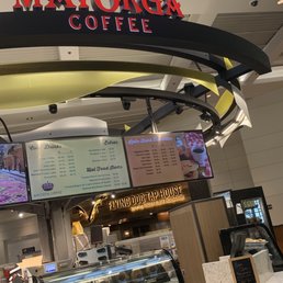 the interior of the restaurant