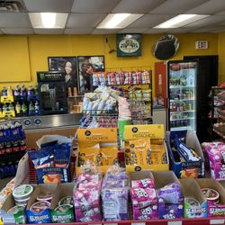 INSIDE STORE. We offer a wide variety of snacks for those grab n go situations!