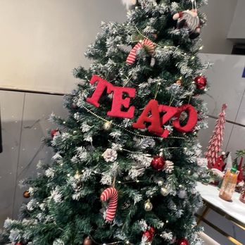 Teazo - Planted inside by the Teazo Christmas tree - Bubble Tea Near Me - San Francisco, California