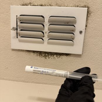 Ph Enviro Tech - Mold surface sampling of supply vent for a residential home in Dallas, Texas. - Environmental Testing Near Me - Fort Worth, Texas Ph Enviro Tech - Mold surface sampling of supply vent for a residential home in Dallas, Texas. - Environmental Testing Near Me - Fort Worth, Texas