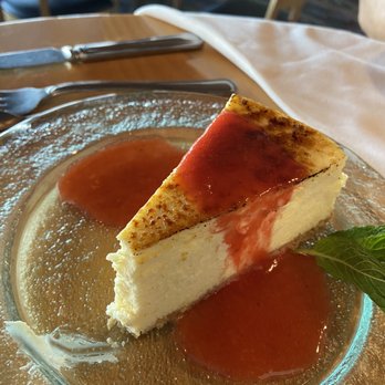 Anthony's Restaurant - Rhubarb and strawberry covered cheesecake - Seafood Near Me - Gig Harbor, Washington Anthony's Restaurant - Rhubarb and strawberry covered cheesecake - Seafood Near Me - Gig Harbor, Washington