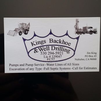 King's Backhoe and Well Drilling - Masonry/Concrete Near Me King's Backhoe and Well Drilling - Masonry/Concrete Near Me