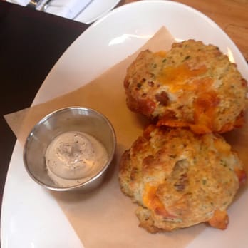 Manhattan Beach Post - Chedder bacon buttermilk biscuits with maple butter! Mmmmmmm - New American Near Me - Manhattan Beach, California