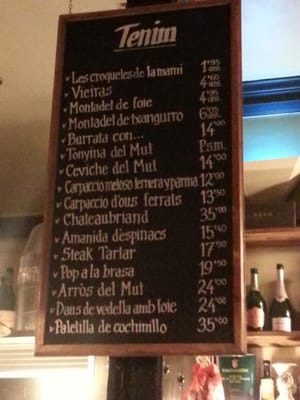 Menu photo 5 Bar Mut Barcelona, B