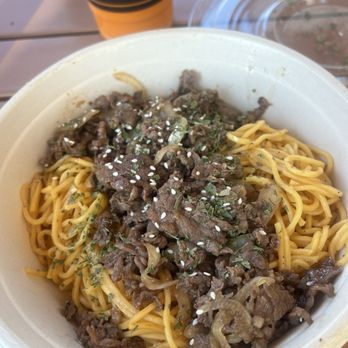 Nguyen's Kitchen - Garlic Noodles (Protein) - Asian Fusion Near Me - Carson, California