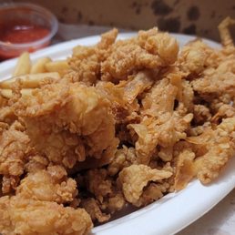Fried Clam Strip Plate