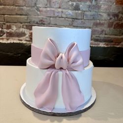 Sweet 16 Bakery - Perfect cake for my baby shower! The cake was delicious and also able to get cupcakes that were equally as beautiful and tasty!