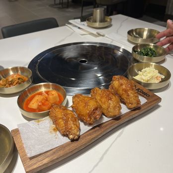 Koho Korean BBQ House - Yummy crispy sticky KOHO fried chicken wings! - Korean Near Me - Hanover, Maryland