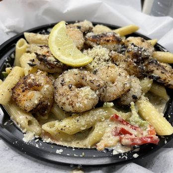 TrySeafood Cary - Rasta Pasta with shrimp - Seafood Near Me - Cary, North Carolina