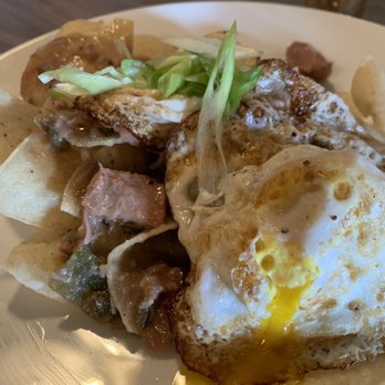 The Toast - Pork Green Chile Chilaquiles Brunch - Salad Near Me - Surprise, Arizona The Toast - Pork Green Chile Chilaquiles Brunch - Salad Near Me - Surprise, Arizona