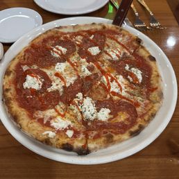 Diavola pizza. Diavola pizza.