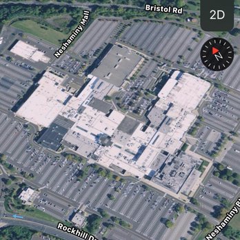 Neshaminy Mall - The Neshaminy mall on statlite view on Apple maps - Shopping Centers Near Me - Bensalem, Pennsylvania