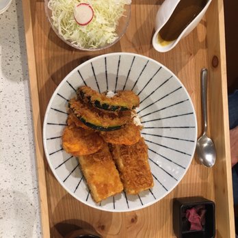 Saku - Vegetable Curry. Deep fried tofu, yam, kabocha squash. $21.50 - Japanese Near Me - Vancouver, British Columbia Saku - Vegetable Curry. Deep fried tofu, yam, kabocha squash. $21.50 - Japanese Near Me - Vancouver, British Columbia