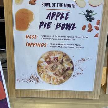 Vitality Bowls - Apple pie bowl special - Juice Bars & Smoothies Near Me - Wappingers Falls, New York Vitality Bowls - Apple pie bowl special - Juice Bars & Smoothies Near Me - Wappingers Falls, New York