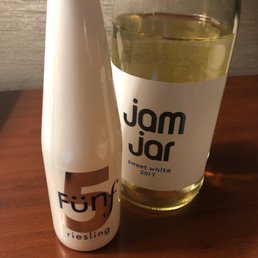 Cute little wine bottle and it's mommy