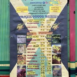 Ama'Gees Jamaican Cuisine - Current menu