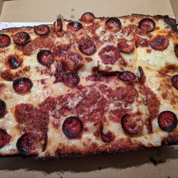 Reginelli's Pizzeria - Pepperoni Detroit Style - Pizza Near Me - New Orleans, Louisiana Reginelli's Pizzeria - Pepperoni Detroit Style - Pizza Near Me - New Orleans, Louisiana