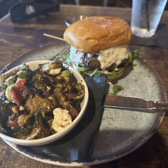 The Whiskey - Black & Blue with Brussel sprouts - American Near Me - Orlando, Florida