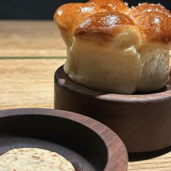 Allora - Brioche with caramelized shallot + pink peppercorn butter - Wine Bars Near Me - Sacramento, California