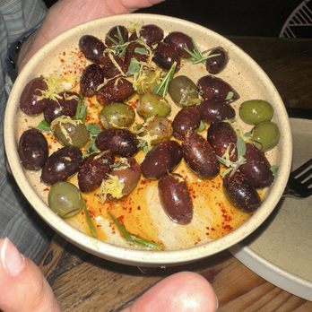 Campfire - Smoked olives - New American Near Me - Carlsbad, California Campfire - Smoked olives - New American Near Me - Carlsbad, California