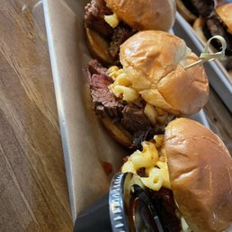 Mac Attack Brisket Slider Trio 9/10 Mac Attack Brisket Slider Trio 9/10