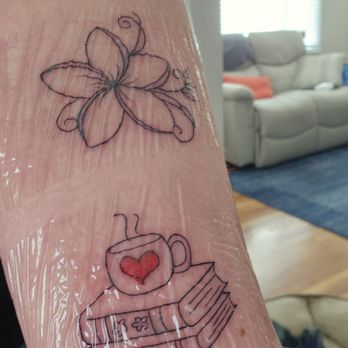 Mr. Inkwells Tattoo & Piercing - Plumeria and coffee & books. - Tattoo Near Me - Los Alamitos, California Mr. Inkwells Tattoo & Piercing - Plumeria and coffee & books. - Tattoo Near Me - Los Alamitos, California