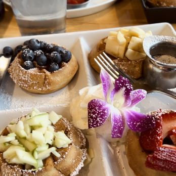 The Hen - Waffle flight, slider - Breakfast & Brunch Near Me - Ann Arbor, Michigan The Hen - Waffle flight, slider - Breakfast & Brunch Near Me - Ann Arbor, Michigan