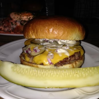 Au Cheval - Single cheeseburger ($9.95). Add $2 for a fried egg. - Bars Near Me - Chicago, Illinois Au Cheval - Single cheeseburger ($9.95). Add $2 for a fried egg. - Bars Near Me - Chicago, Illinois