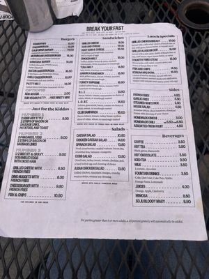 Menu photo 2 Break Your Fast Union City, CA