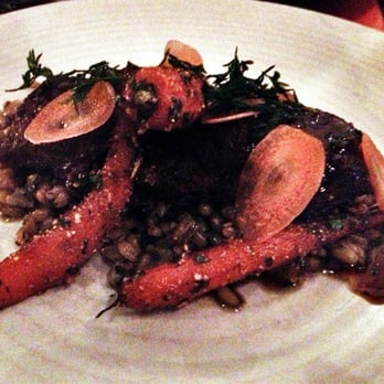 Lula Cafe - braised veal cheeks, end of winter farm dinner - New American Near Me - Chicago, Illinois