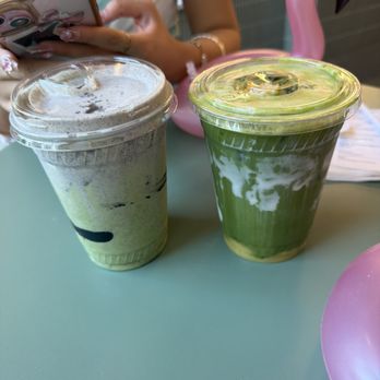 Matcha Magic - mango stick rice + black sesame matcha - Coffee & Tea Near Me - Seattle, Washington Matcha Magic - mango stick rice + black sesame matcha - Coffee & Tea Near Me - Seattle, Washington