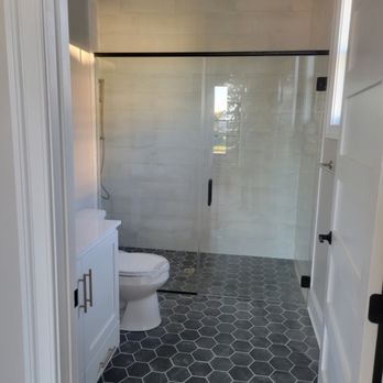 Fred's Tile and Hardwood - Shower floor and wall tile work - Flooring Near Me Fred's Tile and Hardwood - Shower floor and wall tile work - Flooring Near Me