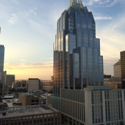 Signature Accommodations - A view of the Frost Tower from my balcony.