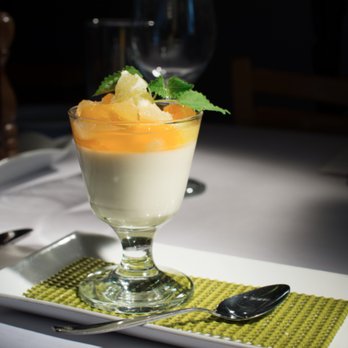 Le Spag - a dessert in a glass on a plate - Italian Near Me - Terrebonne, Quebec Le Spag - a dessert in a glass on a plate - Italian Near Me - Terrebonne, Quebec