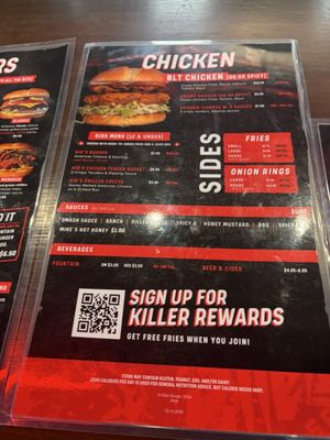 Menu photo 2 Killer Burger Brooks San Antonio, TX