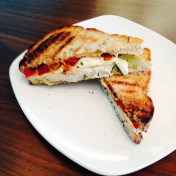 Toast - Grilled chicken-red pepper panini. - Sandwiches Near Me - Durham, North Carolina