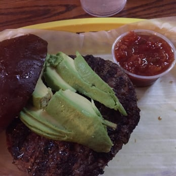 The Burger Stand - Hot burger with jam on the side - Burgers Near Me - Lawrence, Kansas