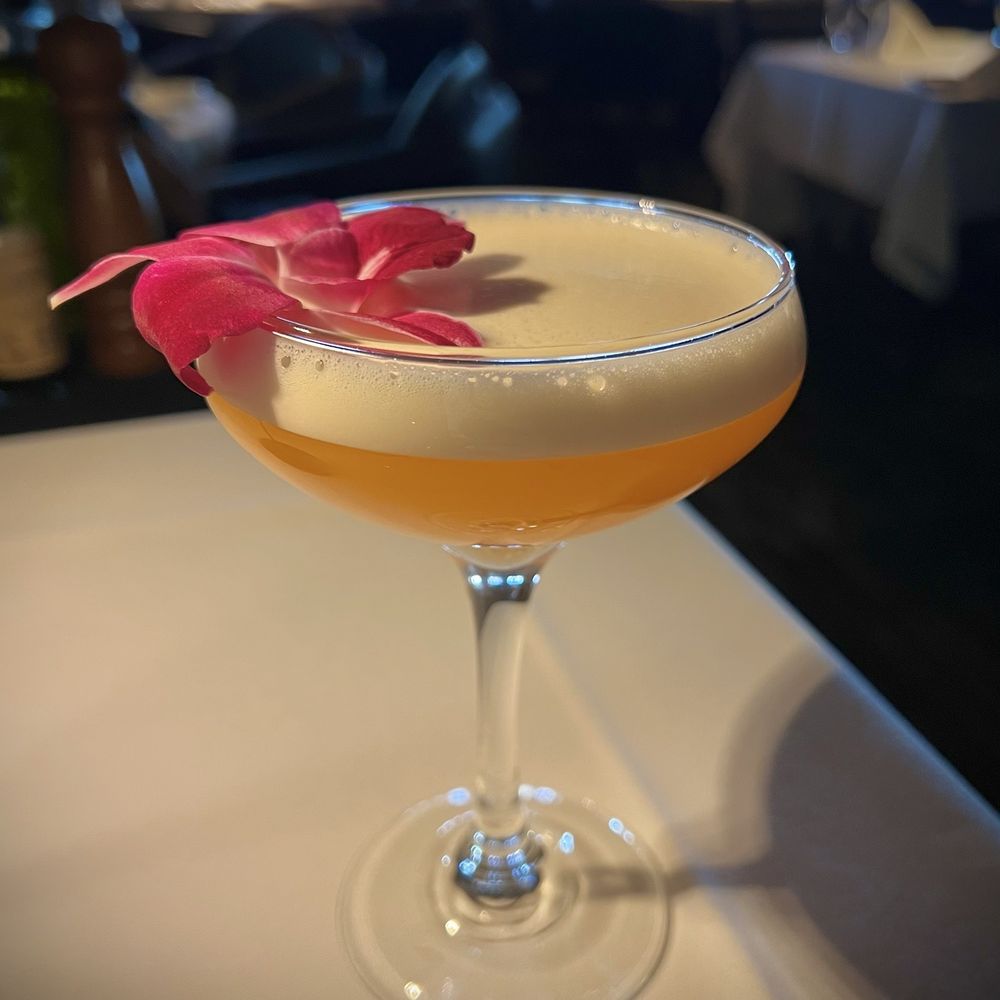Bistecca - Pineapple negroni sour cocktail. - Italian Near Me - Las Vegas, Nevada Bistecca - Pineapple negroni sour cocktail. - Italian Near Me - Las Vegas, Nevada