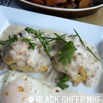 Black Sheep - Biscuits and gravy. - Wine Bars Near Me - Milwaukee, Wisconsin Black Sheep - Biscuits and gravy. - Wine Bars Near Me - Milwaukee, Wisconsin