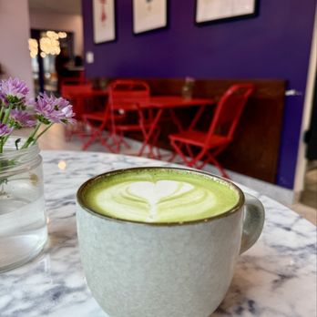 Three Daughters Baking - Matcha latte oat milk - Bakeries Near Me - South Orange, New Jersey Three Daughters Baking - Matcha latte oat milk - Bakeries Near Me - South Orange, New Jersey