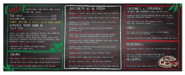 Menu photo 5 Hammer's NY Pizza Encinitas, CA