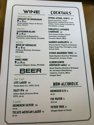 Menu photo 4 Tin Building by Jean-Georges New York, NY
