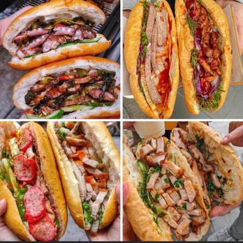 Nissi Banh - a collage of different sandwiches - Delis Near Me - Seattle, Washington