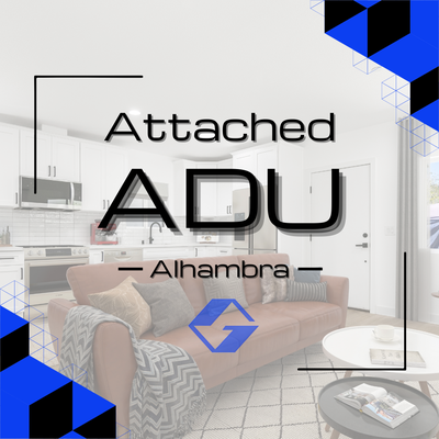 Garage Conversion - [1 Bed, 1 Bath] - Attached ADU // Alhambra, CA
Garage Conversion
One Story // 1 Bed, 1 Bath, 607 sq ft.
Project Duration = 9 Months

Our Ramona Rd. project showcases a thoughtfully designed, modern single-story ADU, covering 607 square feet. This one-bedroom, one-bathroom unit blends comfort and functionality in a contemporary space. The open-concept layout effortlessly integrates the living, dining, and kitchen areas, fostering a spacious and welcoming atmosphere - perfect for daily living or hosting guests.