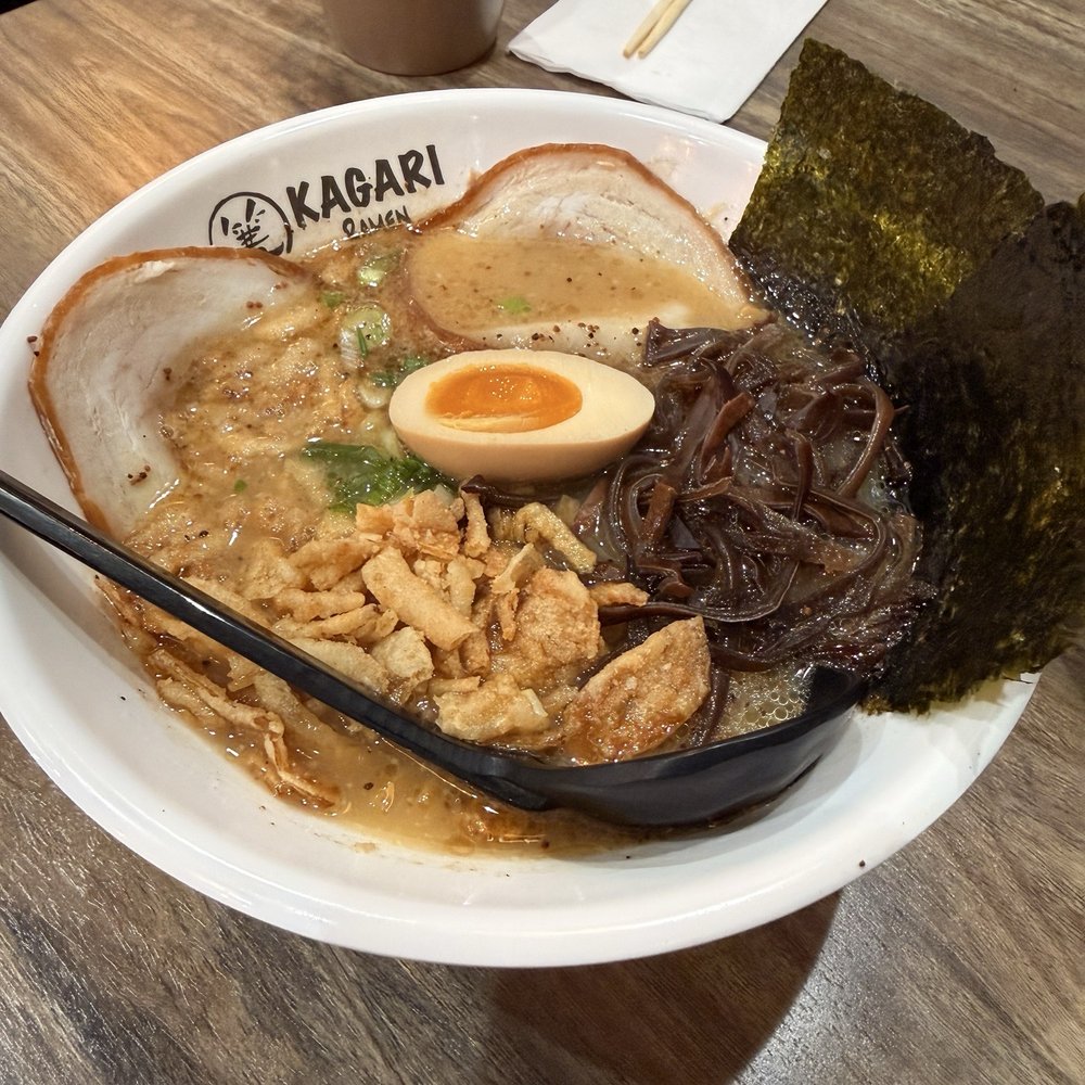 Kagari Ramen - Tonkotsu Black Garlic Ramen - Ramen Near Me - Las Vegas, Nevada